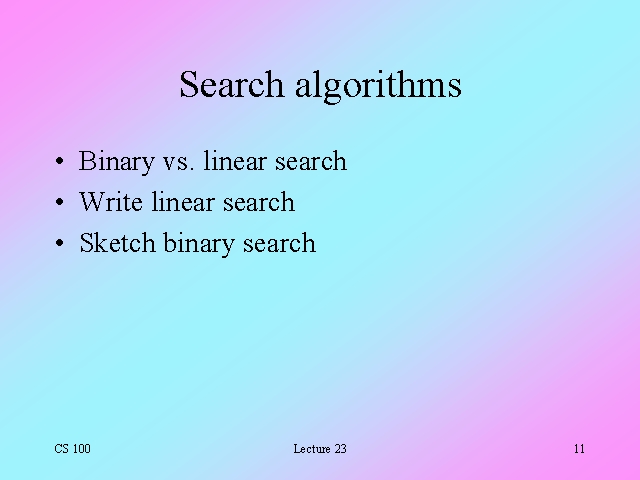 Search algorithms