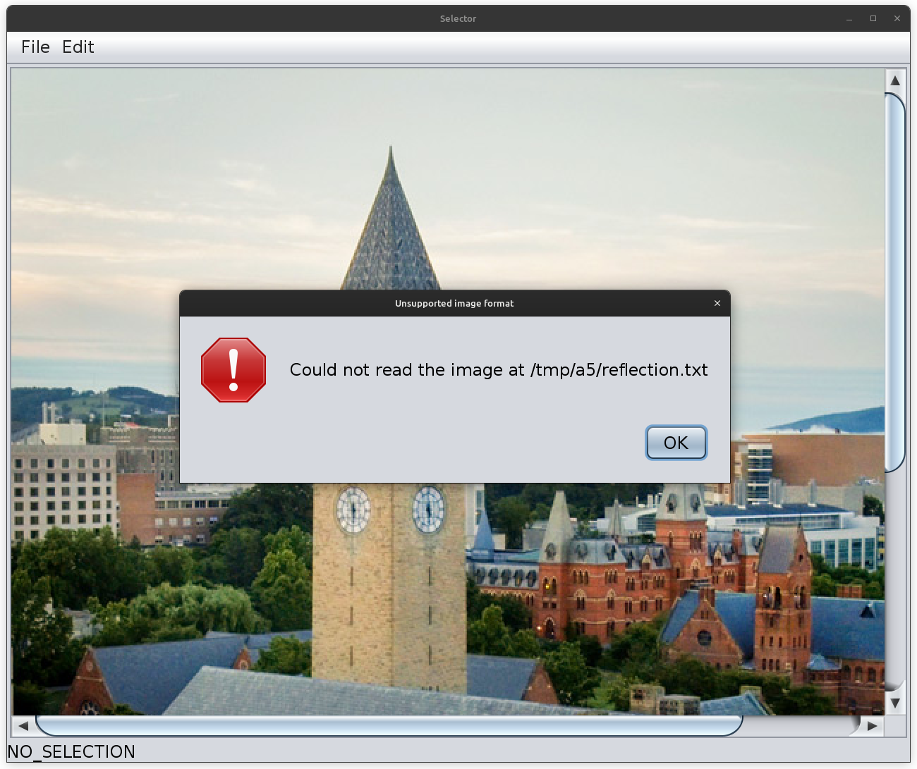 Assignment 5: Interactive image selection, part I (CS 2110 Fall 2024)